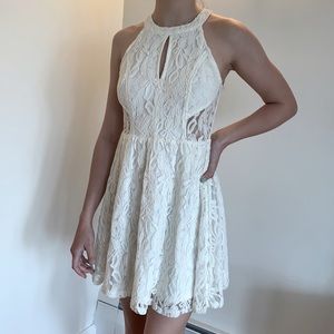 Bleuh Ciel halter fit and flare style skater dress